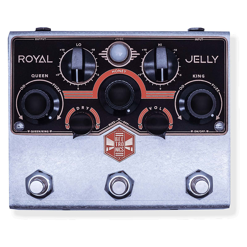 Beetronics FX Royal Jelly Overdrive / Fuzz Blender Guitar Effects Pedal