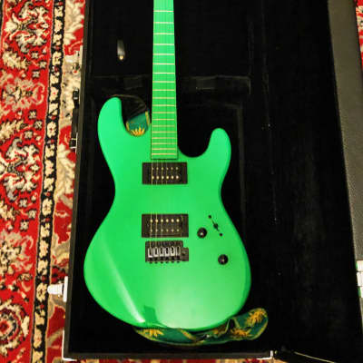 Dean Custom Zone Electric Guitar Nuclear Green image 2