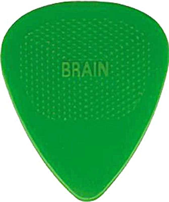 Snarling Dogs Brain Guitar Picks Green .53 mm 72 picks in bag Green image 1
