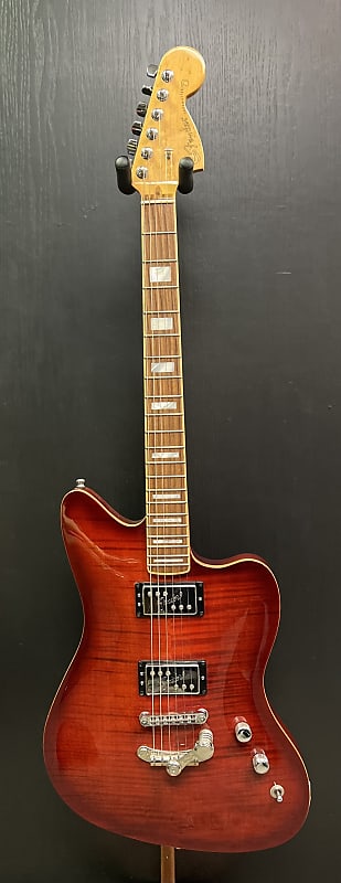 Fender Select Carved Maple Top Jazzmaster HH 2013 - Cayenne Burst image 1