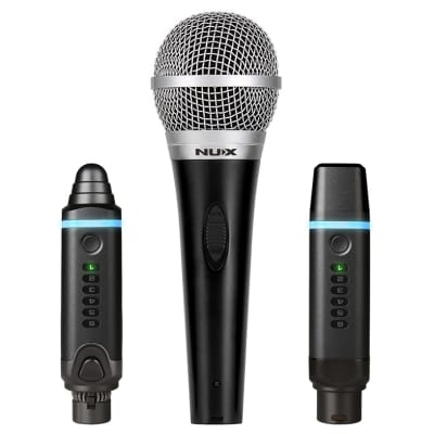 New NUX B-3 Plus Mic Bundle Wireless Microphone System 2.4GHz image 1