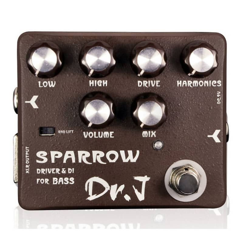 Joyo Dr. J D53 SPARROW Driver, EQ & DI For Bass Guitar Effect Stomp Pedal image 1