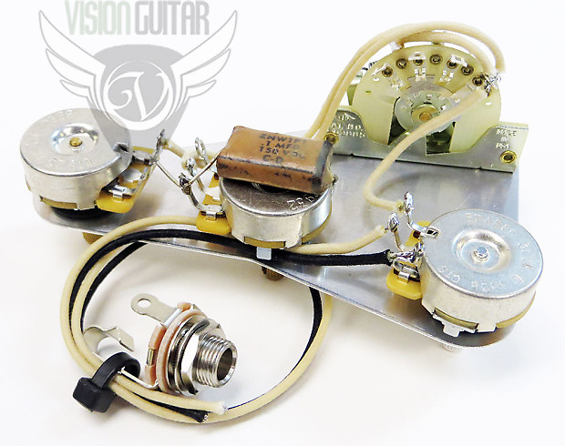 Pre-Wired Authentic Eric Johnson Strat Upgrade Wiring Kit image 1