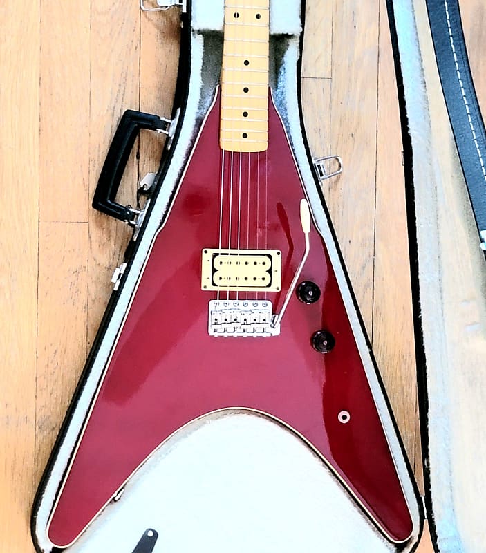 Rare Ibanez RR-150 Rocket Roll X Series MIJ Single Pickup w/ Original HSC Red image 1