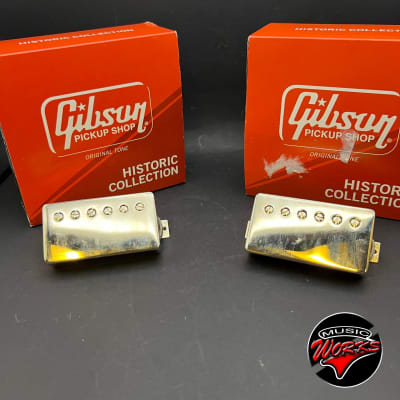 Gibson   Custombucker Matched Set Humbucker Pickups Nh image 2