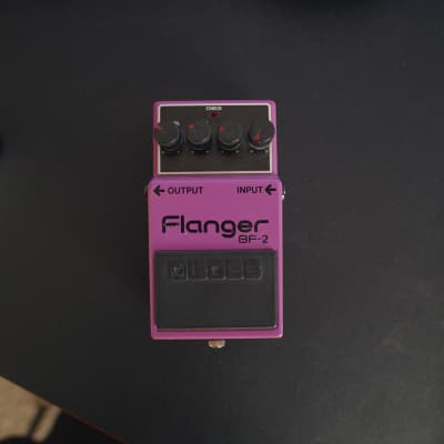 Boss BF-2 Flanger 1980-1984 (Black Label) Made In Japan | Reverb