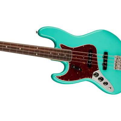 Fender American Vintage II 1966 Jazz Bass LH - Sea Foam Green w/ Rosewood FB image 5