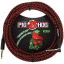 Pig Hog PCH20PLR Vintage Series 20ft Woven Instrument Cable, Tartan Plaid