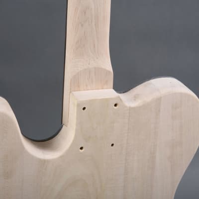 Unbranded Tele Style Electric Guitar DIY Kit Natural Unfinished image 11