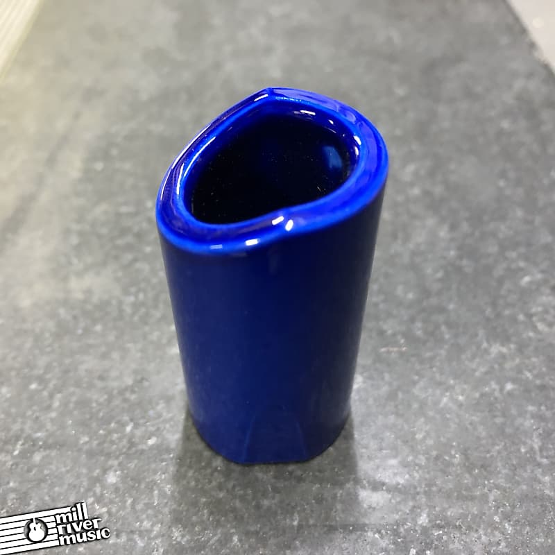 The Rock Slide CRS-SP Ceramic Guitar Slide Pacific Blue Small