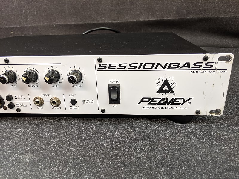 Peavey Session Bass 200W Amplifier 2U Rack Amp Head Made In USA