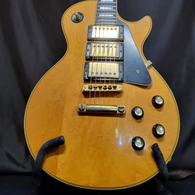 Gibson Les Paul Custom Triple Pickup 1977 - Natural -  All Original SN 72367555  W/OHC image 1