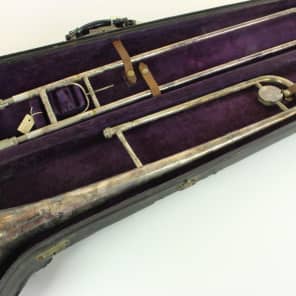 Conn 38H .485 Bore Tuning In The Slide Trombone NICE image 1