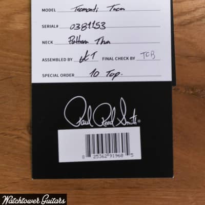 Mint Paul Reed Smith PRS Tremonti Signature Singlecut Tremolo 10 Top Faded Whale Blue image 8