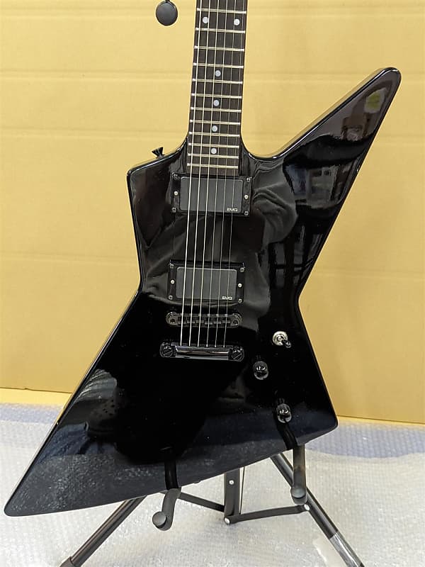 1999 ESP LTD MX-130 Explorer (Metallica Hetfield EXP/MX Style) - Black -  Made in Japan