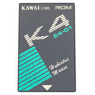 KAWAI K4 Synthesizer- ROM Card E4-01 Hubertuss Maass | Reverb UK