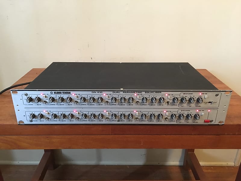 Klark Teknik DN-410 Dual Parametric Equalizer. With KT Output Transformers.  British EQ.