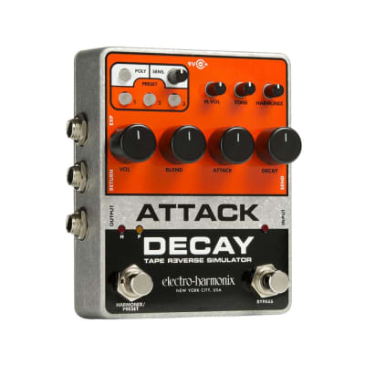 Electro-Harmonix Attack Decay Tape Reverse Simulator Guitar Pedal for sale