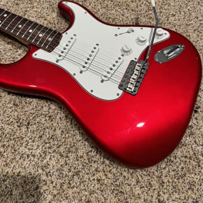 2022 Fender Stratocaster (Partscaster) - Candy Apple Red and '65 Custom Shop Relic Neck (w/ HSC) image 1