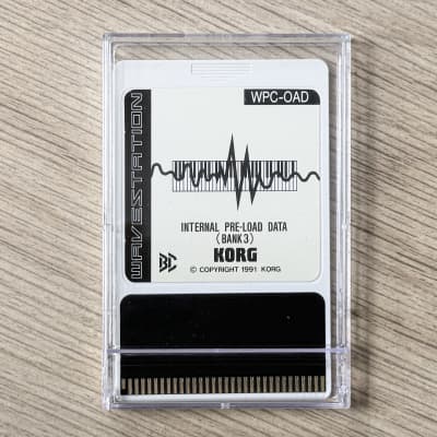 Korg Wavestation WPC-OAD ROM card Internal Pre-load data Bank 3