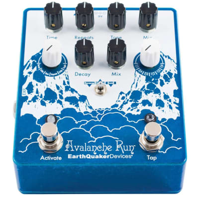 EarthQuaker Devices Avalanche Run V2 Stereo Reverb /Delay Effects Pedal (Used/Mint) image 5