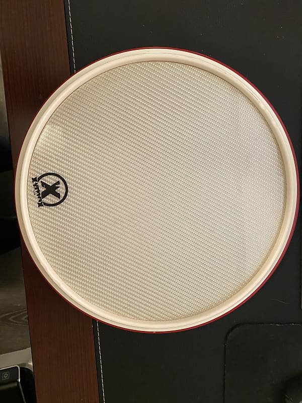 Xymox Snare Pad White/Red Reverb