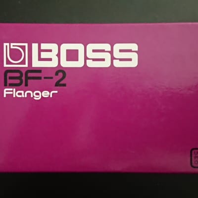 Boxed with Manual, Almost As New - Vintage Boss BF-2 Flanger 1990s 2000s 1990 - 2001 - Purple for sale