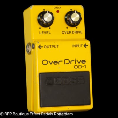 BOSS Over Drive OD-1 イエロー Boss OD-1 Overdrive Effect (1980) | RetroFret