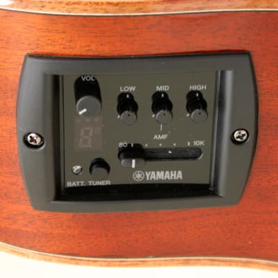 Yamaha AC1M Acoustic Electric Guitar, Vintage Natural image 4