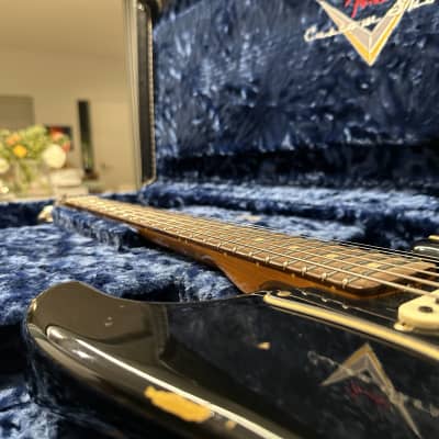 Fender Custom Shop Dual Mag II Stratocaster Relic 2020 - Black over 3-Color Sunburst image 19