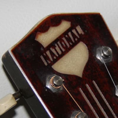 National Resonator Mandolin 1930s Woodgrain on metal image 6