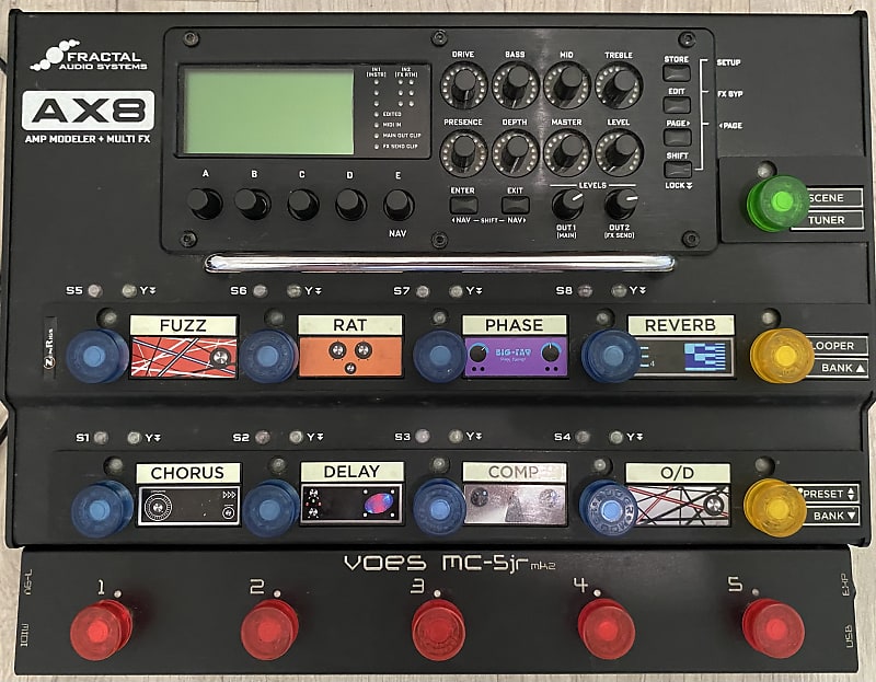 fractal audio フラクタルオーディオ AX8 AX8 Amp Modeler/Multi-FX Processor – Fractal Audio Systems