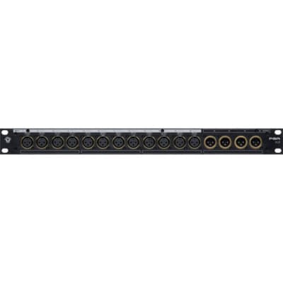 Black Lion Audio PBR XLR 16-Point Gold-Plated XLR Patchbay image 2