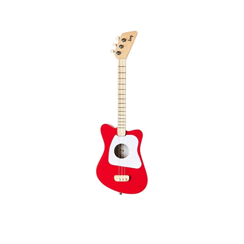 Open-Box Loog Mini Acoustic Guitar - Red image 1
