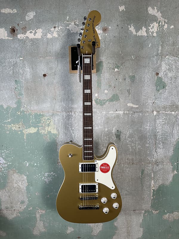 Mint Squier Paranormal Troublemaker Telecaster Deluxe - Aztec Gold image 1