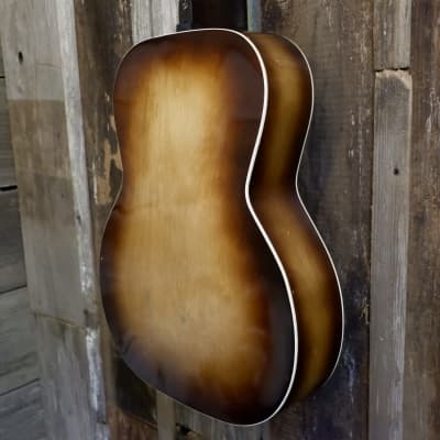 Kay DeLuxe Archtop Acoustic Mid-1930's - Vintage Sunburst Restored by LaFrance Luthiers & KHG w/Gig Bag image 5
