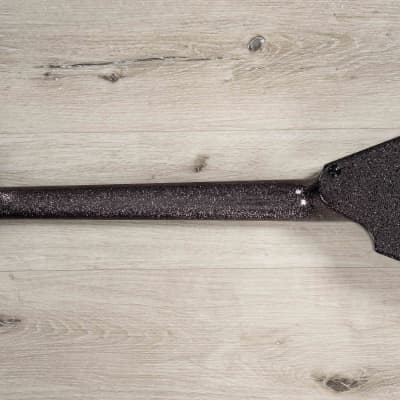 ESP LTD KH-V Kirk Hammett Signature Guitar, Ebony Fretboard, Black Sparkle image 7