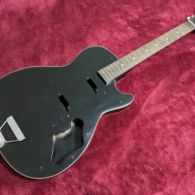 Harmony/Silvertone Stratotone Project - Stamped S-61 - Black image 1