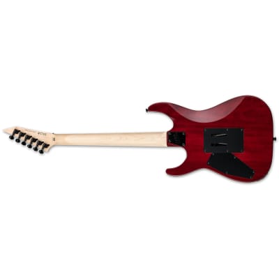 ESP LTD M-200FM See Thru Red STR Electric Guitar M200 FM M-200 - With ESP TKL PREMIUM GIG! image 3