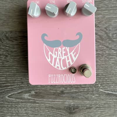 Reverb.com listing, price, conditions, and images for fuzzrocious-grey-stache