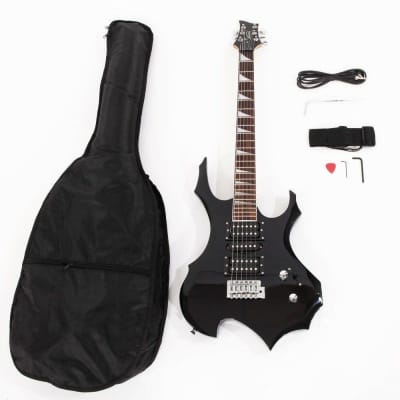 3 Color Practice Basswood Electric Guitar with Bag AND 20W Amp image 13