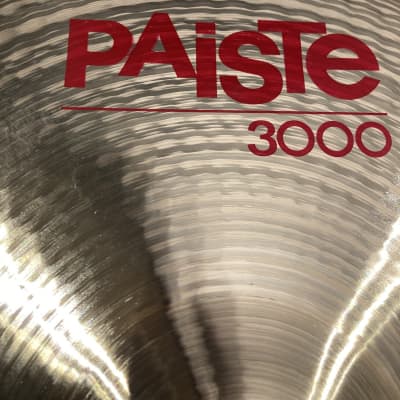 David Garibaldi's Tower of Power, Paiste 18" 3000 Series Crash Cymbal 1987 1400g image 5