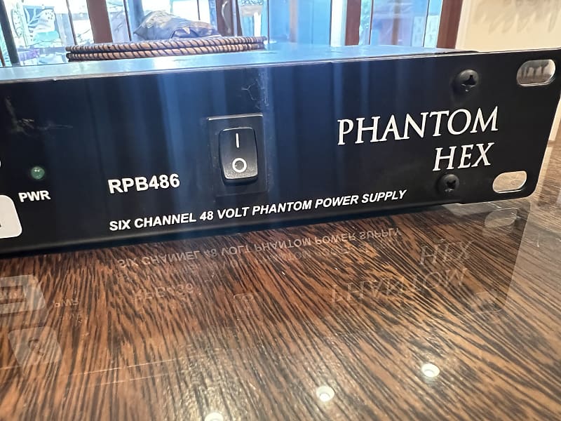 Rolls Phantom Power Box Hex RPB486 6 Channel Phantom Box Reverb