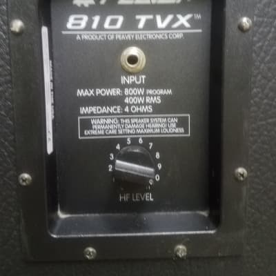 Peavey 810 TVX Bass Cabinet $275. Need to move! | Reverb