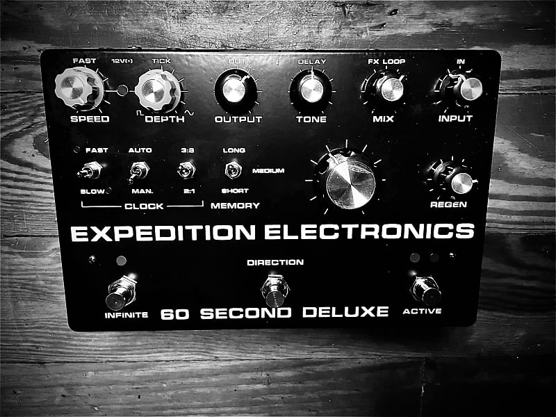 Expedition Electronics 60 Second Deluxe Delay Looper Pedal 2023 - Black