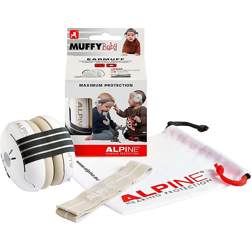 Alpine Hearing Protection Muffy Baby Black Protective Reverb