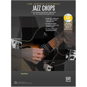 Alfred 00-40260 The Serious Guitarist: Jazz Chops Book/CD
