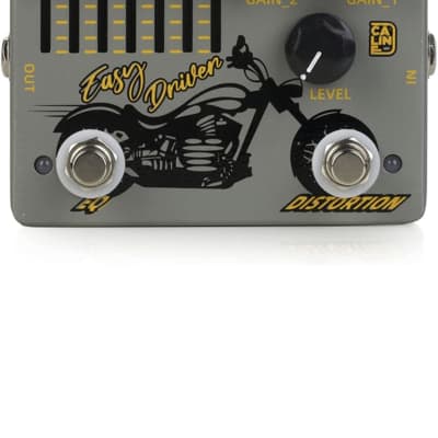 Caline Caline DCP-04 EASYDRIVER Distortion EQ Effect Pedal Dual Guitar Pedal 2023 - Gray image 1