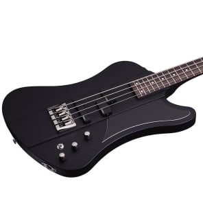 Schecter Nikki Sixx Bass Guitar Rosewood Fretboard Satin Black image 2