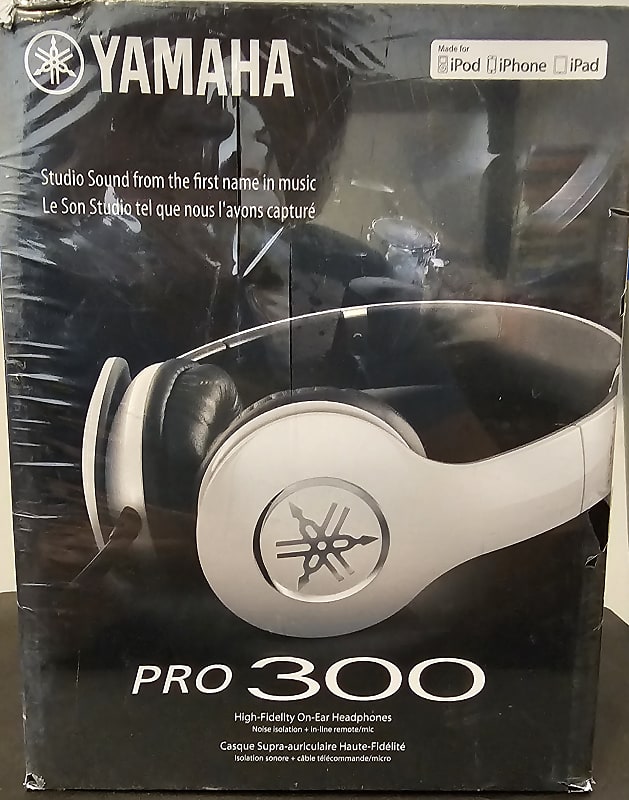 Yamaha Pro 300 High-Fidelity On-Ear 🎧 Headphones for Apple in Original Packaging image 1